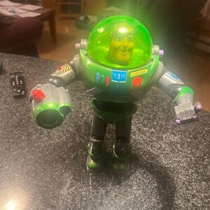 Buzz Lightyear Action Figure with Green and Silver Suit